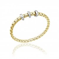 Bracciale Chimento Donna Stretch spring in Oro Diamante 0.19 Ct 1B00958B12180 - 1B00958B12180